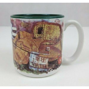Vintage 1991 Potpourri Press Gone Fishing Coffee Cup Mug Rare 3.5" Tall